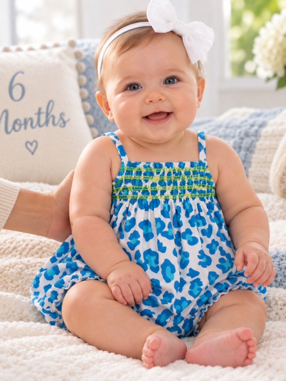 Carter's Playwear Blue Cheetah Sunsuit
